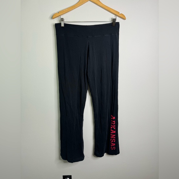 Emerson Street Collegiate Arkansas Razorbacks Leggings Black Stretch Logo M GHV5 - Picture 1 of 3